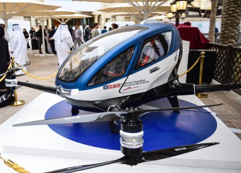 Taksi Udara Ehang 184 Siap Beroperasi di Dubai