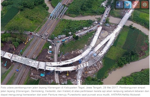 4 Flyover Baru di Jawa Tengah Perlancar Arus Mudik
