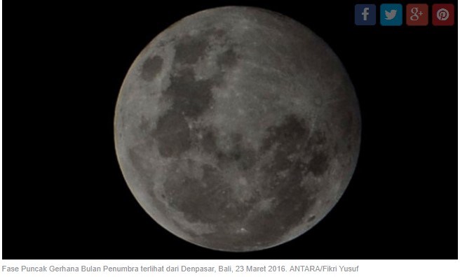 Bulan Diduga Punya Air Melimpah