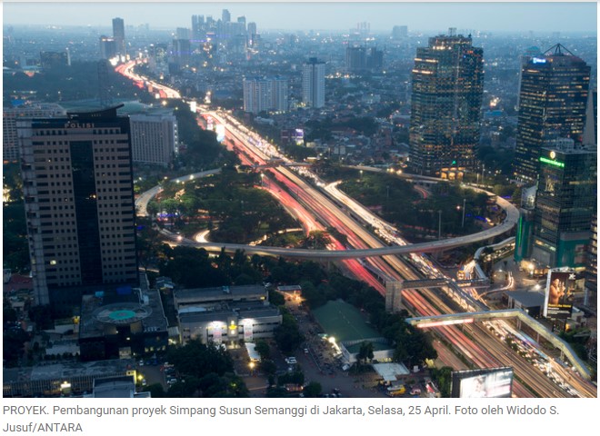 Uji Simpang Susun Semanggi Mulai Hari Ini